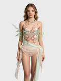 Spring Butterfly — Rainbow Fairy Bustier Set (No Wings)