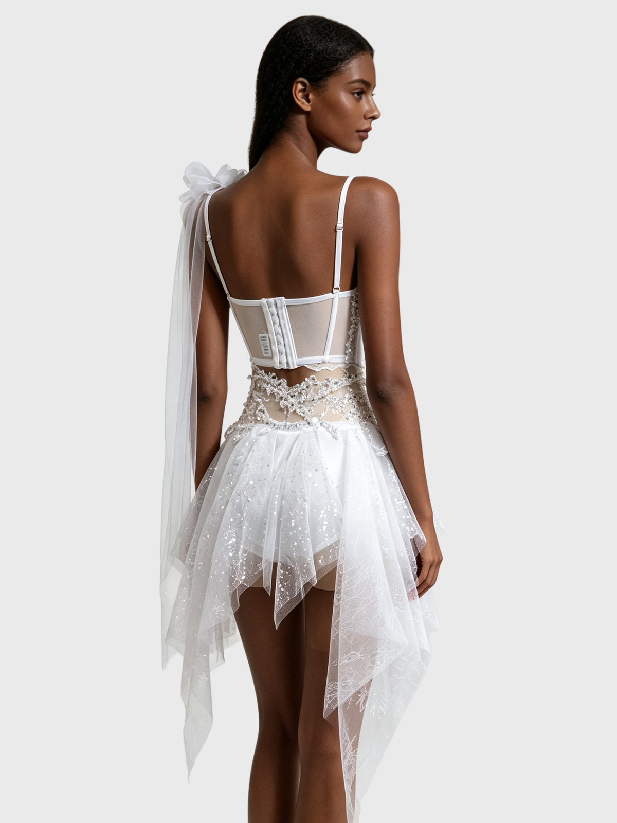 White Spirit — One-Shoulder Fairy Set